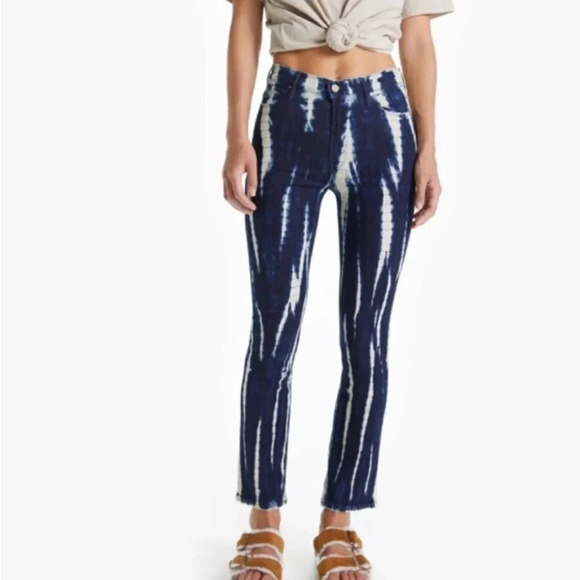 Mother Jeans Mother The Dazzler Mid-Rise Ankle Jeans The Blue Lotus Club - Picture 5 of 14